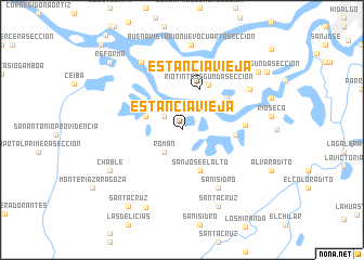 map of Estancia Vieja