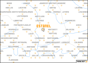 map of Estanel