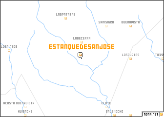 map of Estanque de San José