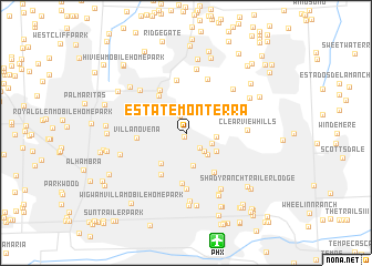 map of Estate Monterra