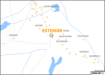 map of Esteḩkām