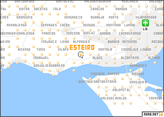 map of Esteiro