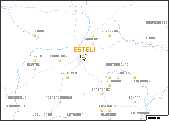 map of Estelí