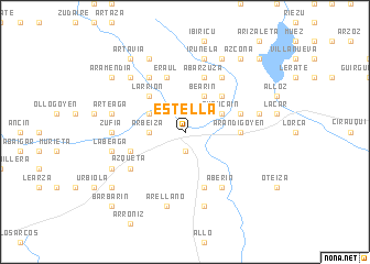 map of Estella