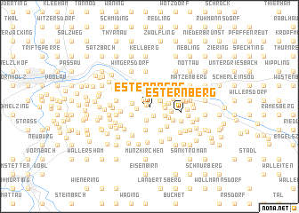 map of Esternberg