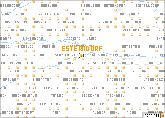 map of Esterndorf