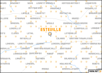 map of Esteville