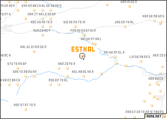 map of Esthal