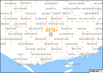 map of Estói