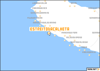 map of Estreito da Calheta