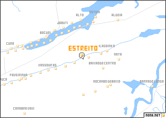 map of Estreito