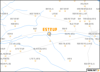map of Estrup