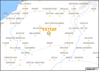 map of Estrup