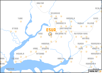 map of Esuá