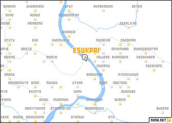 map of Esukpai
