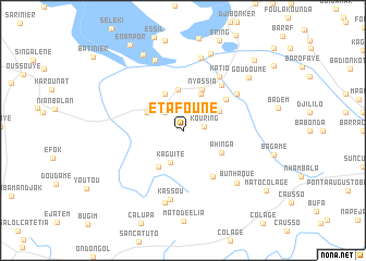 map of Etafoune