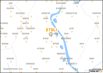 map of Etali