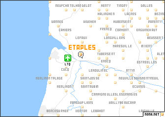 map of Étaples