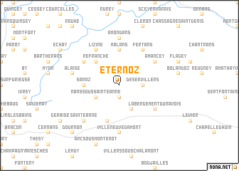 map of Éternoz