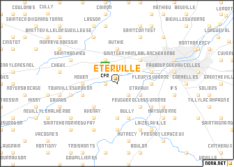 map of Éterville