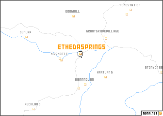 map of Etheda Springs
