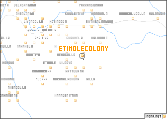 map of Etimole Colony