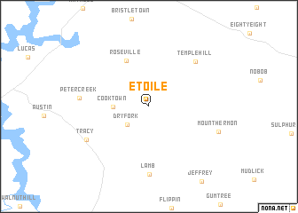 map of Etoile