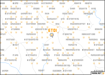 map of Etoi