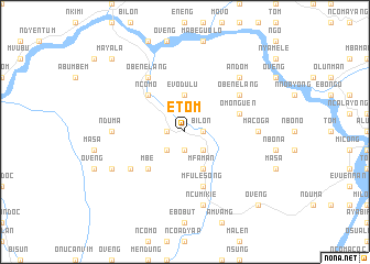 map of Etom