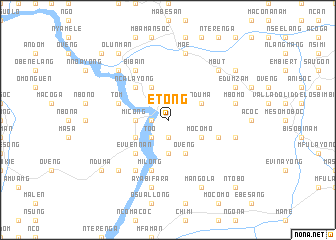 map of Etong