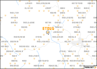 map of Etoud