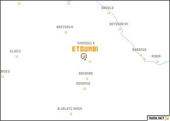 map of Etoumbi