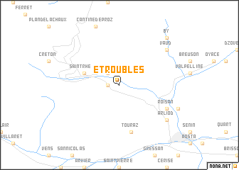 map of Etroubles