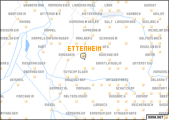 map of Ettenheim