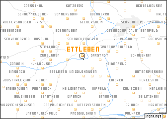 map of Ettleben