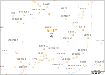 map of Etty