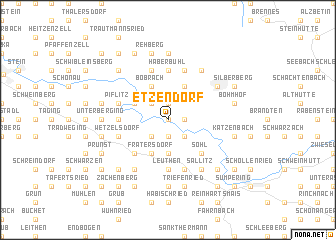 map of Etzendorf