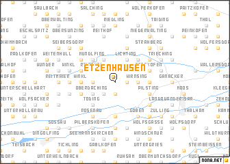 map of Etzenhausen