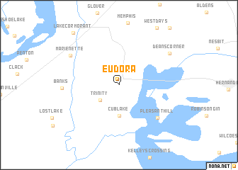 map of Eudora