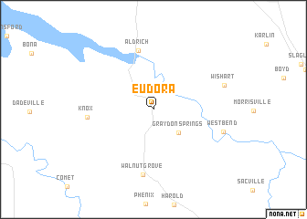 map of Eudora