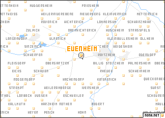 map of Euenheim