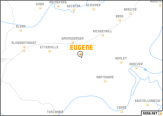 map of Eugene