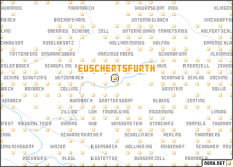 map of Euschertsfurth