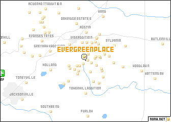 map of Evergreen Place