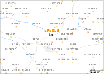 map of Everöd