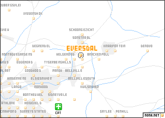 map of Eversdal