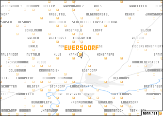 map of Eversdorf