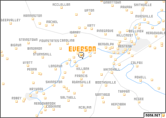 map of Everson