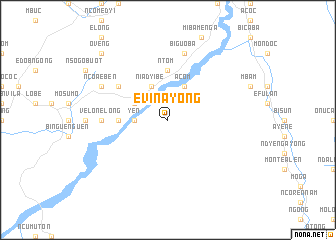 map of Evinayong