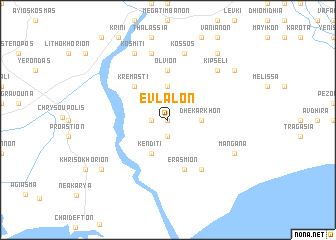 map of Évlalon